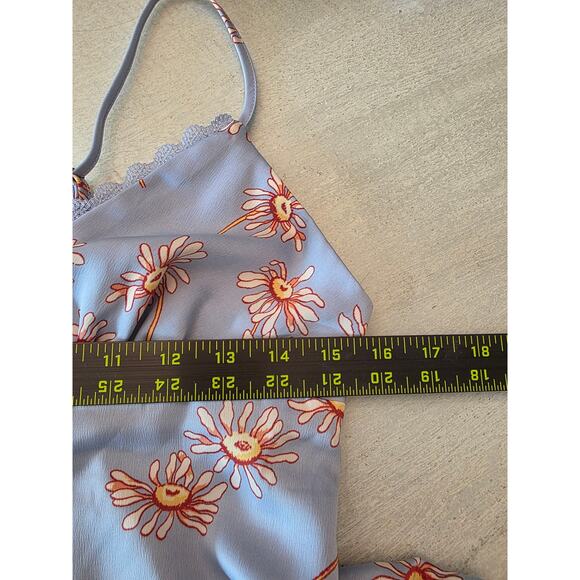 Urban Outfitters Women's Floral Satin Mini Slip Dress SZ Medium - Picture 7 of 8